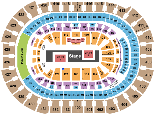 Capital One Arena K-Pop Concerts Seating Chart