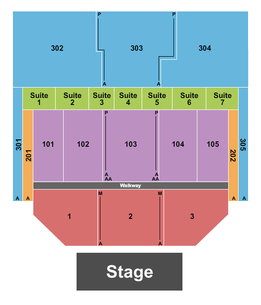 The Theater K-Pop Concerts Seating Chart